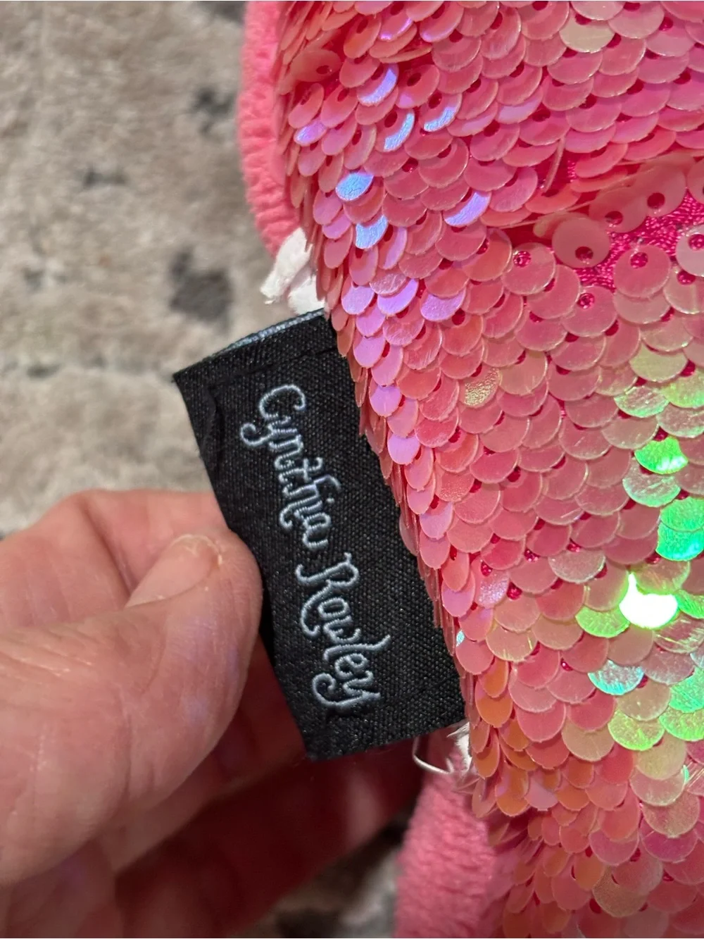 Cynthia Rowley Pink Flip Sequin Mermaid Tail Blanket Snuggle Sleeping Bag